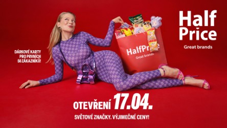 Otevíráme HALF PRICE! 